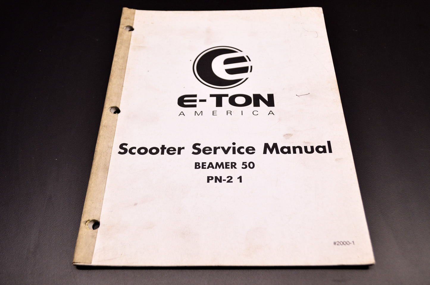 E-Ton PN-2 1 Beamer 50 Scooter Service Manual