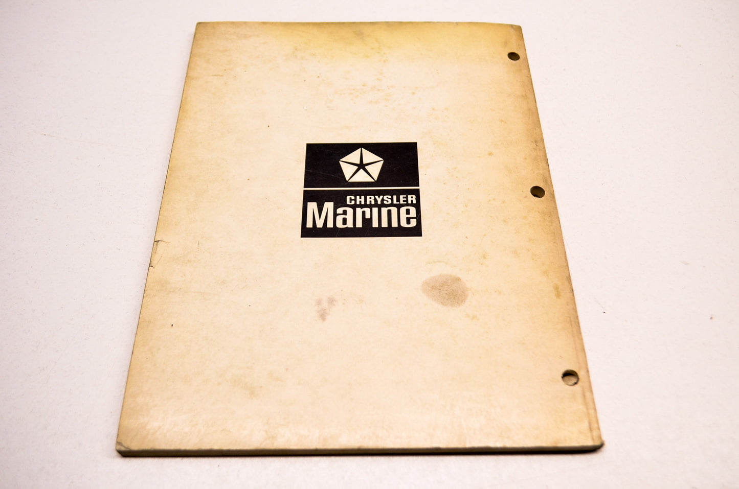Chrysler Marine Sno Runner Service Manual