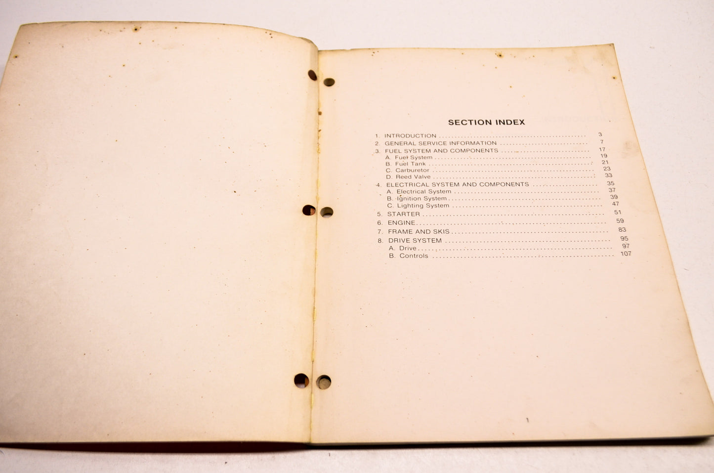 Chrysler Marine Sno Runner Service Manual