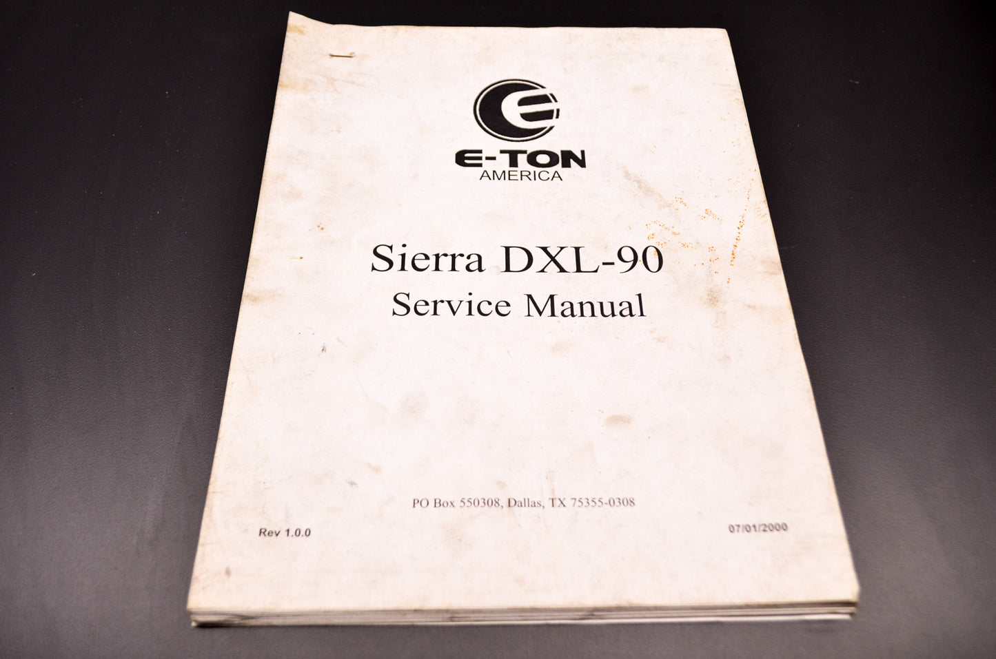 E-Ton Sierra DXL-90 Service Manual