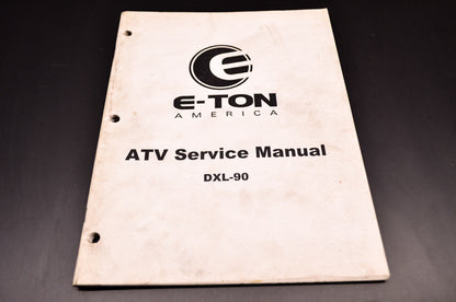 E-Ton DXL-90 Service Manual