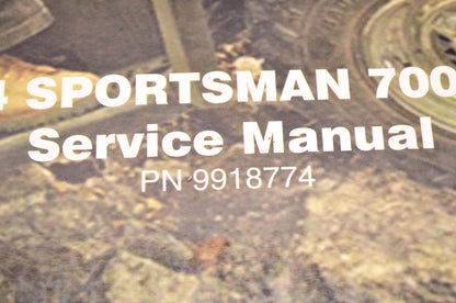 OEM Polaris 9918774 Service Manual 04 Sportsman 700 HOEFI NOS