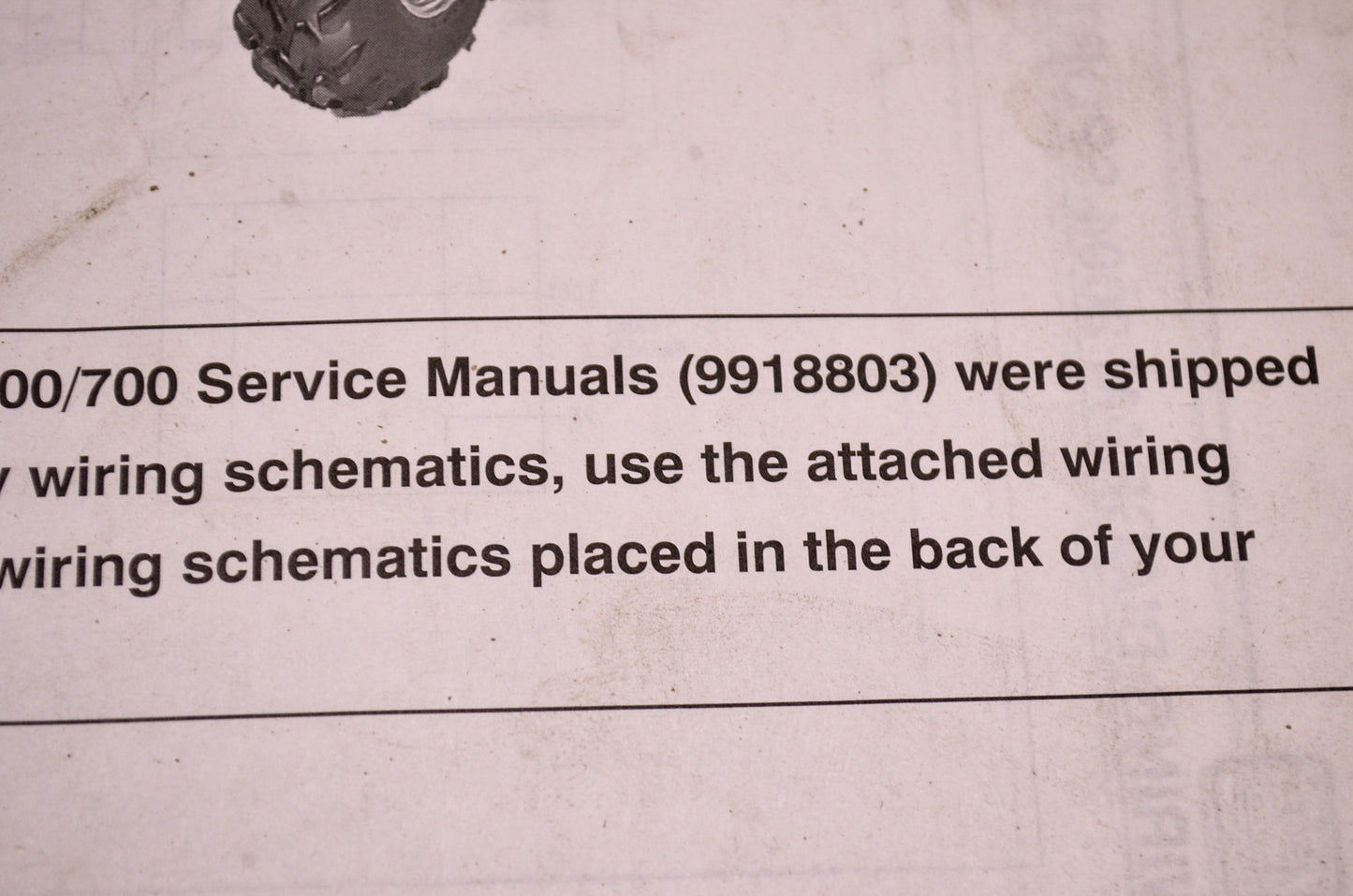 OEM Polaris 9918803 Service Manual 04 Sportsman 600/700