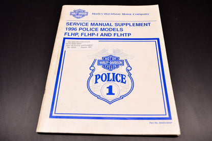 OEM Harley-Davidson 99483-96SP 1996 FLHP FLHP-I FLHTP Service Manual Supplement