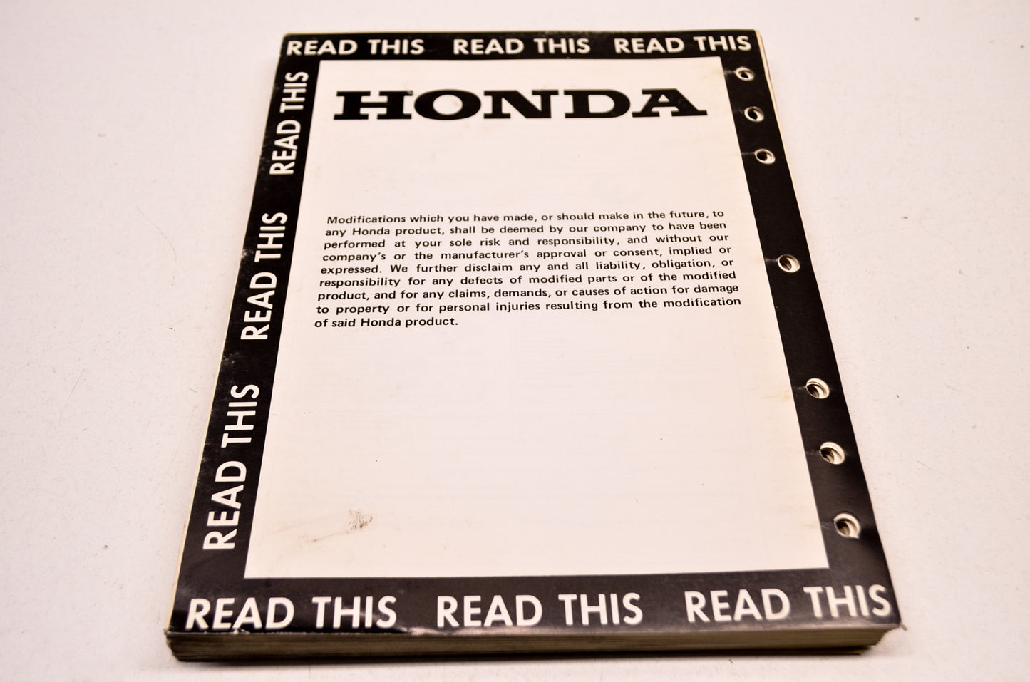 OEM Honda 61VM500 Service Manual TRX200 84