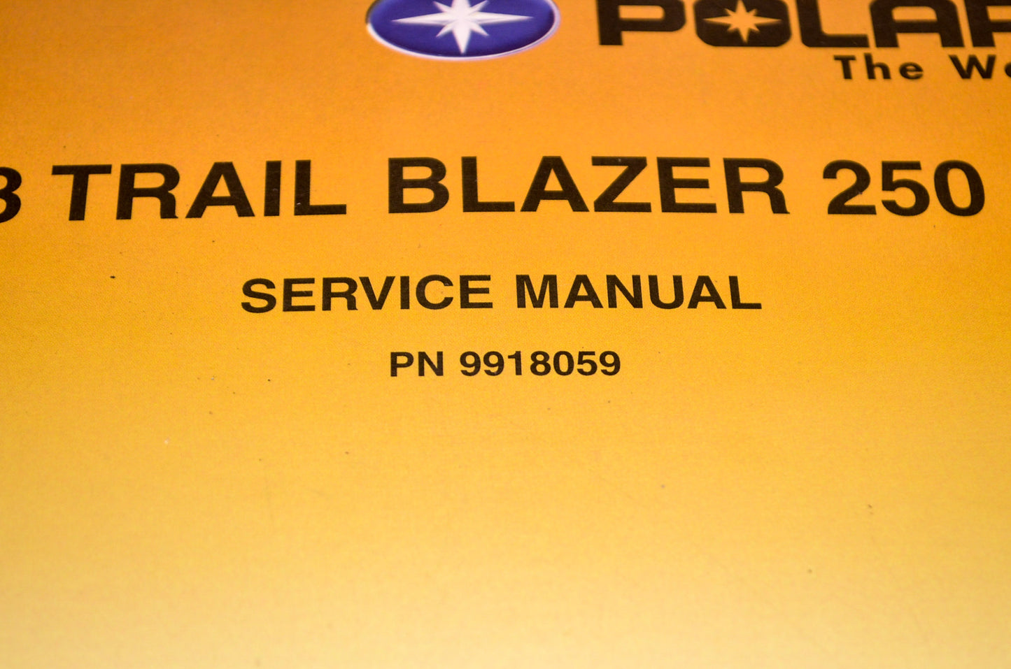 OEM Polaris 9918059 Service Manual 03 Trailblazer 250,400 NOS