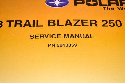 OEM Polaris 9918059 Service Manual 03 Trailblazer 250,400 NOS