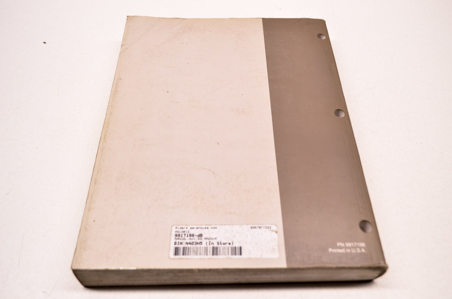 OEM Polaris 9917198 Service Manual 02 Magnum