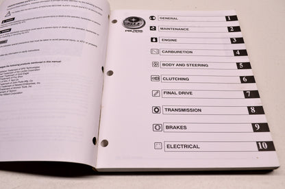 OEM Polaris 9919499 Service Manual 06 Magnum 330 4X4