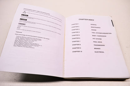 OEM Polaris 9916578 Service Manual 01 Scrambler