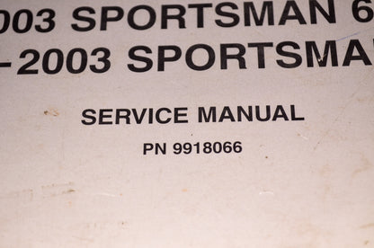 Polaris Sportsman 600 700 Service Manual