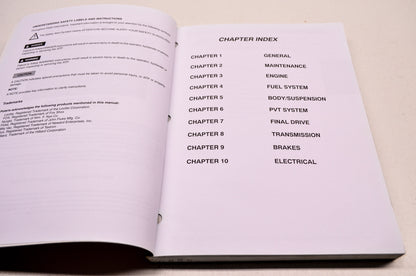 OEM Polaris 9918064 Service Manual 04-05 ATP 330/500