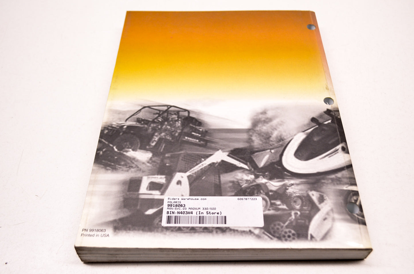 OEM Polaris 9918063 Service Manual 03 Magnum 330/500