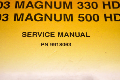 OEM Polaris 9918063 Service Manual 03 Magnum 330/500