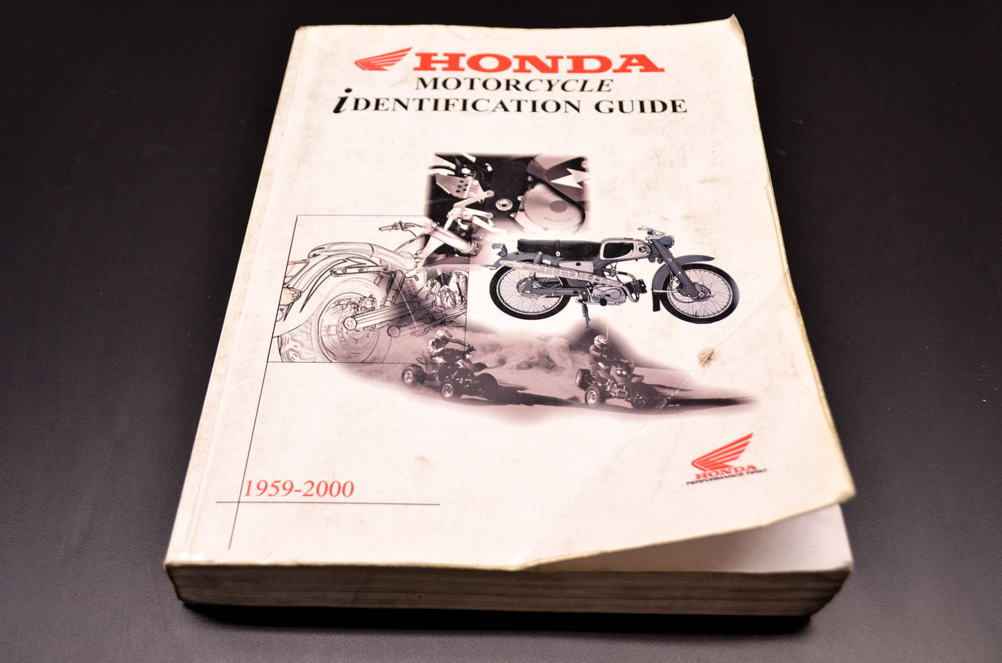 Honda 1959-2000 Motorcycle Identification Guide Manual