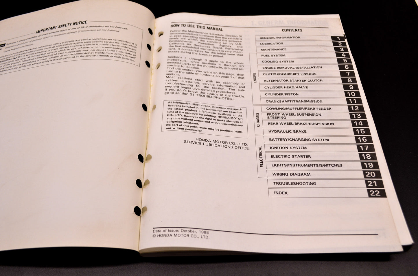 Honda XL600V Transalp Service Manual
