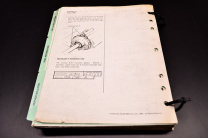 OEM Honda 6195850 Service Manual ATC 200E