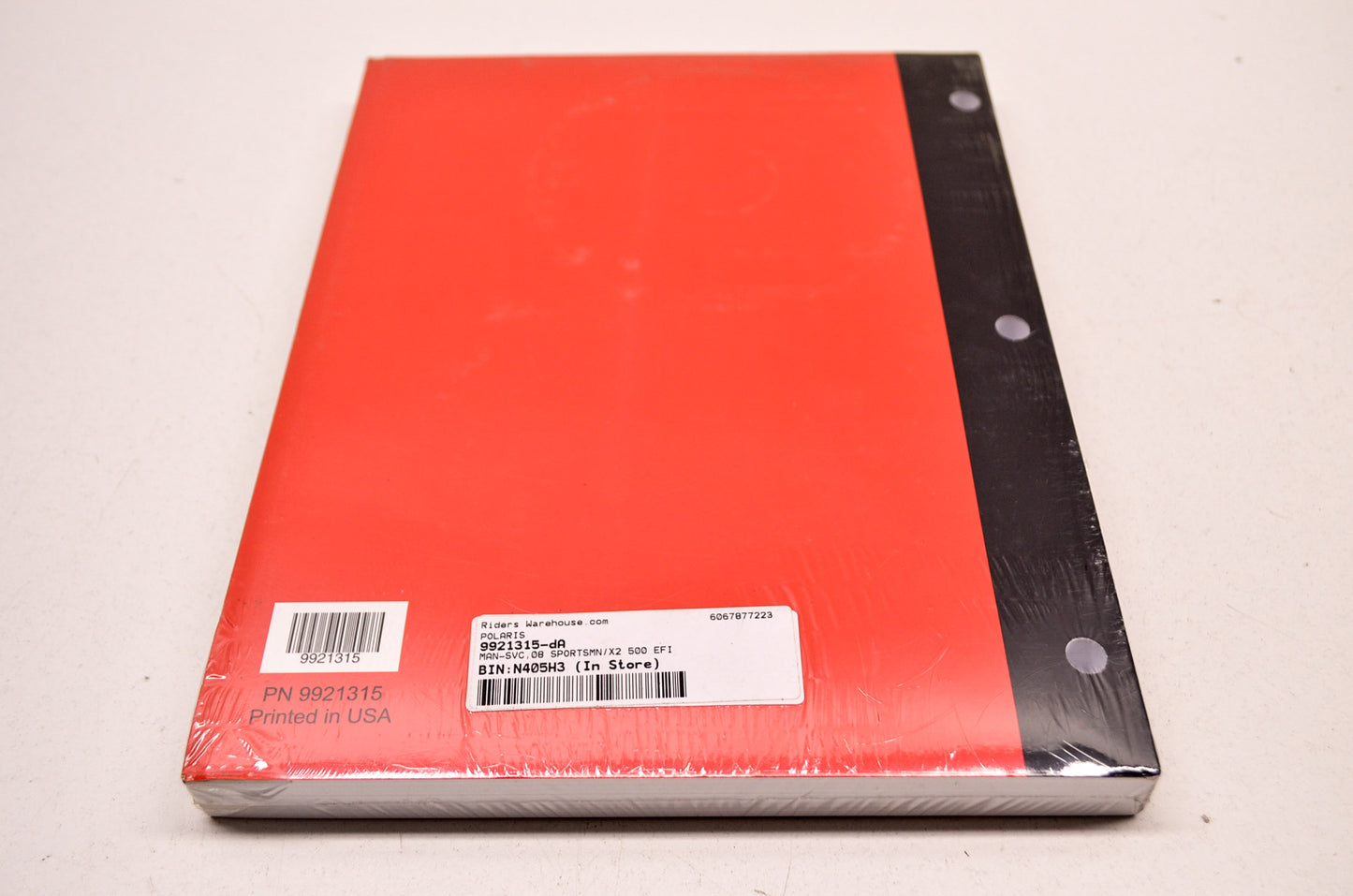 OEM Polaris 9921315 Service Manual 08 Sportsmn/X2 500 EFI NOS
