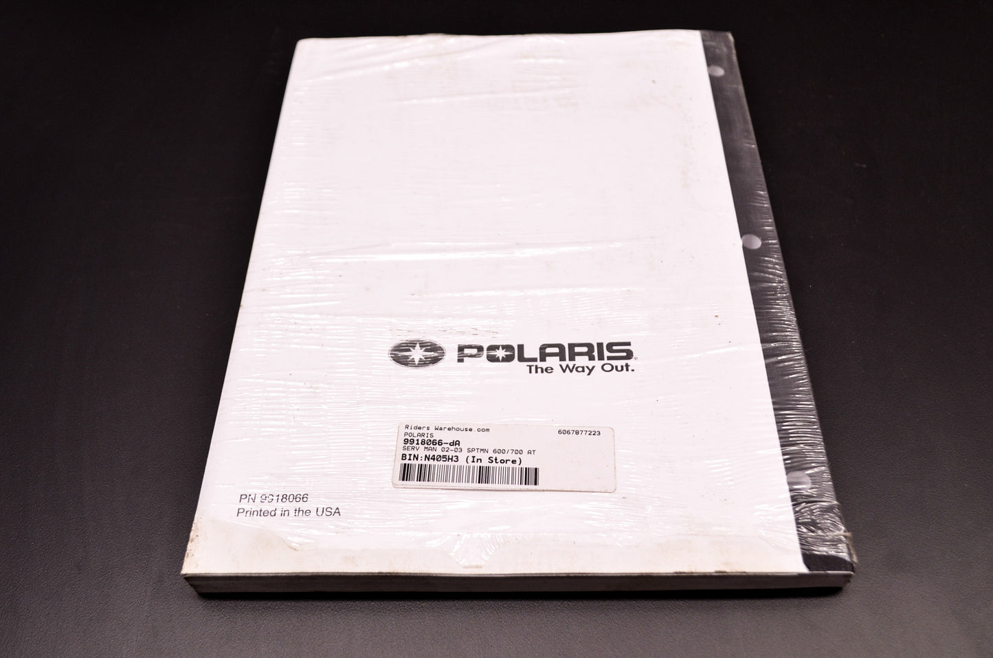 New OEM Polaris 2003 Sportsman 600/700 Service Manual
