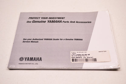 OEM Yamaha LIT-11626-22-58 Owner's Manual 09 STAR XV19CY/CSY/C NOS