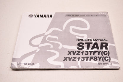 OEM Yamaha LIT-11626-22-50 Owner's Manual 09 STAR XVZ13TFY/TFS NOS