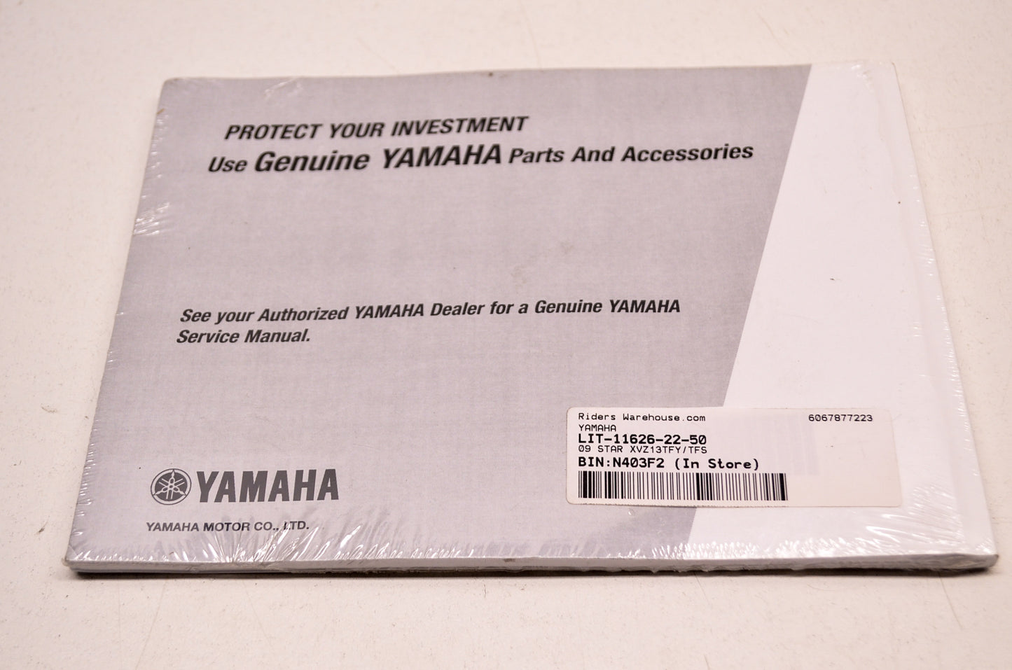 OEM Yamaha LIT-11626-22-50 Owner's Manual 09 STAR XVZ13TFY/TFS NOS