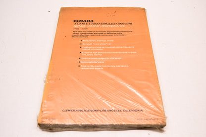 New Clymer Yamaha 76-78  XT500 TT500 Singles Service Manual