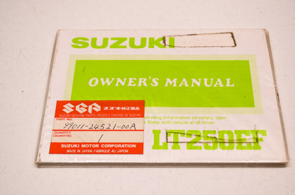 New OEM Suzuki LT250EF Owner's Manual