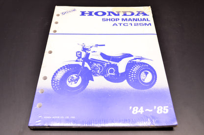 New OEM Honda 84-85 ATC125M Shop Manual