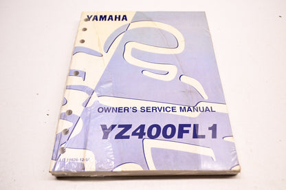 OEM Yamaha LIT-11626-12-54 YZ400FL1 Owner's Service Manual NOS