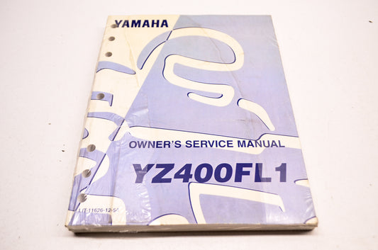 OEM Yamaha LIT-11626-12-54 YZ400FL1 Owner's Service Manual NOS