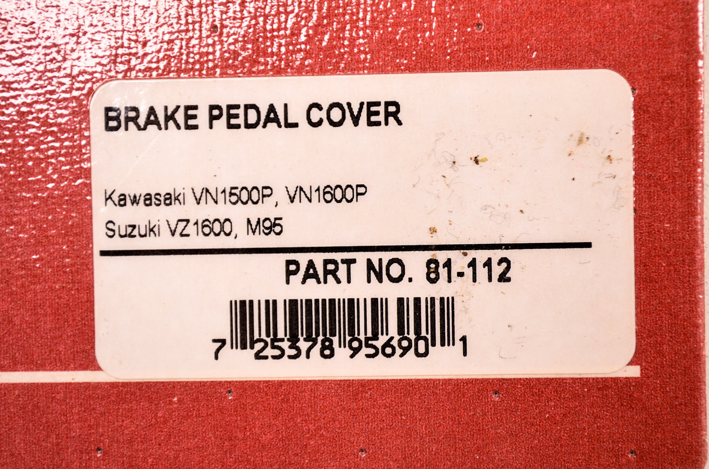 New Show Chrome Brake Pedal Cover Kit NOS