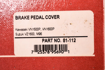 New Show Chrome Brake Pedal Cover Kit NOS