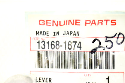 New OEM Kawasaki 13168-1674 Lever NOS