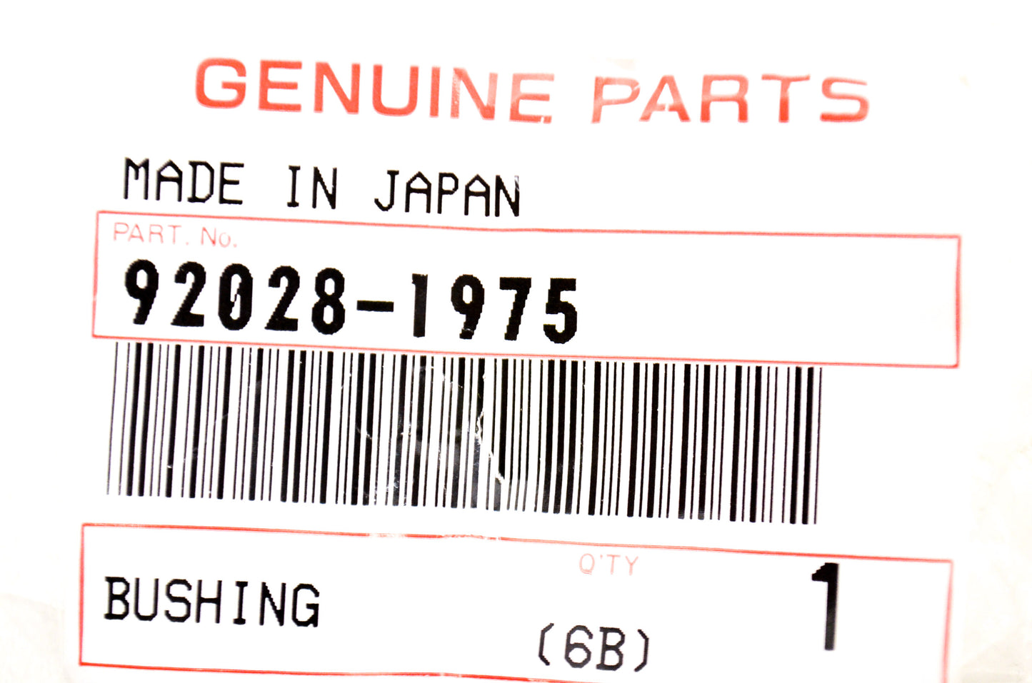 OEM Kawasaki 92028-1975 Bushing NOS