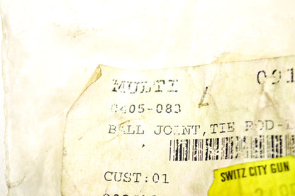 OEM Arctic Cat 0405-083 Left Hand Thread Tie Rod End Package NOS