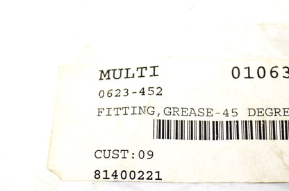 OEM Arctic Cat 0623-452 Metric 45 Degree Grease Fitting NOS