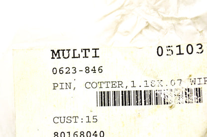 OEM Arctic Cat 0623-846 Wire Cotter Pin 1.18X.07 Qty 2 NOS