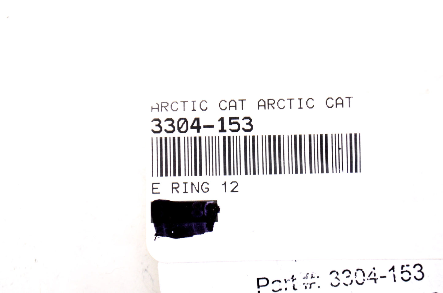 OEM Arctic Cat 3304-153 E-Ring NOS
