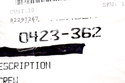 OEM Arctic Cat 0423-362 Black Machine Screw M8-1.25x30EM Qty 2 NOS