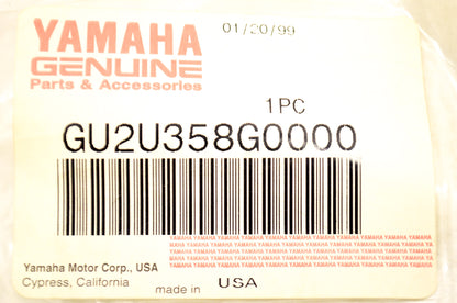 New OEM Yamaha Upper Right Hand Mat Black NOS