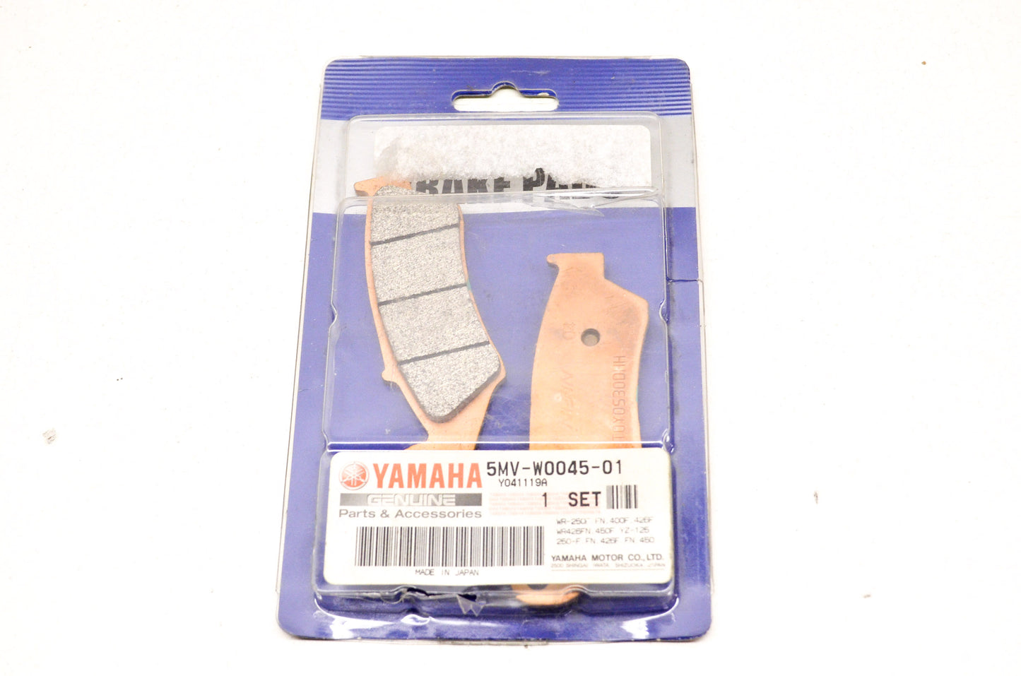 New OEM Yamaha Brake Pad Kit NOS