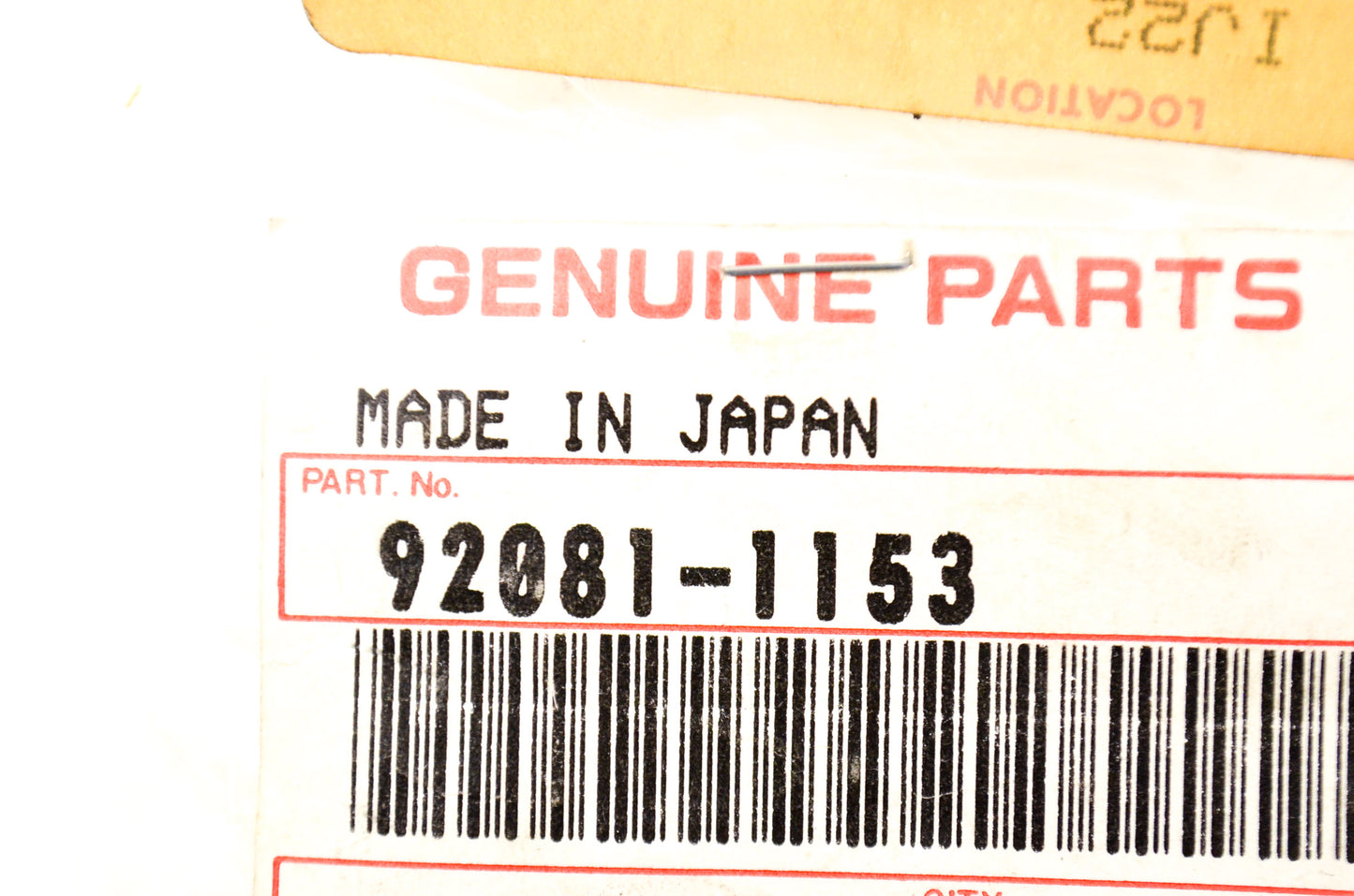 OEM Kawasaki 92081-1153 Air Screw Spring NOS