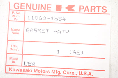 OEM Kawasaki 11060-1654 Oil Line Cap Gasket NOS
