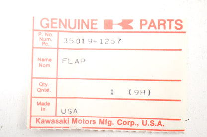 OEM Kawasaki 35019-1257 Right Hand Rear Lower Flap NOS