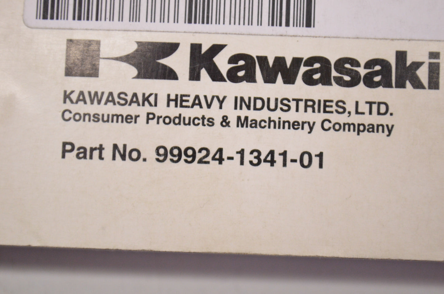 OEM Kawasaki 99924-1341-01 Service Manual JT1200D