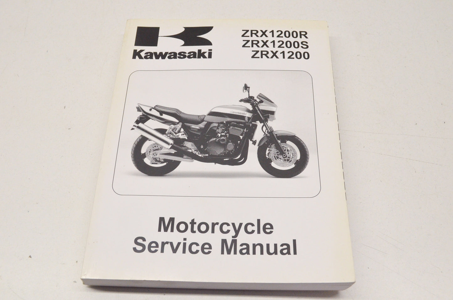 OEM Kawasaki 99924-1266-04 Service Manual ZR1200A