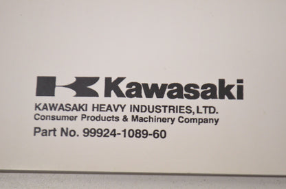 OEM Kawasaki 99924-1089-60 Service Manual Supplement ZG1200B