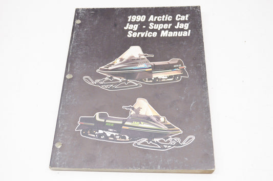 OEM Arctic Cat 2254-573 Service Manual 90 Jag Super Jag NOS