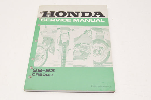 OEM Honda 61ML301 CR500R'94 Service Manual NOS